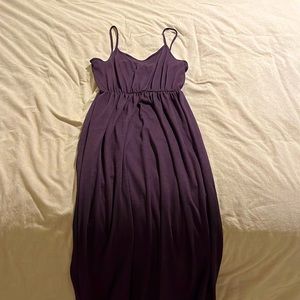 XS Divided brand, dark purple maxi dress